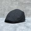 25 British Retro Forward Hats Men'S And Women'S Hats Wool Herringbone Duck Tongue Beret Hipster Painter Hats