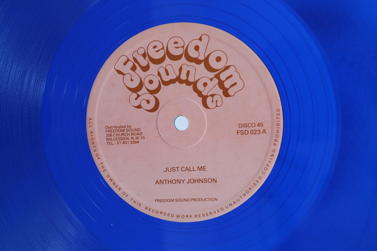 

12inch Record ANTHONY JOHNSON Just Call Me You I Love FSD023 FREEDOM SOUNDS UK Reggae Ska Dub Used