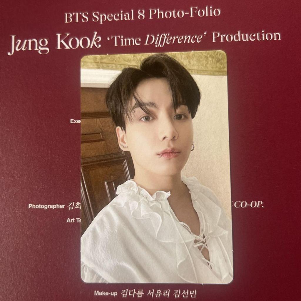 [USED] BTS Jungkook Trading Card Me, Myself Photo Book Photo Card