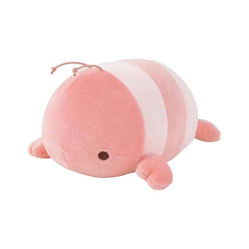 

Ribu is next mascot Marshmallow Aquamie shrimp (Total length approx. 8cm) stuffed toy Fluffy 28212-24