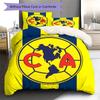 America Football Club Pattern Bedding,Quilt Set Quilt Cover Pillowcase Home Birthday Gift (1 * duvet cover + 2 * pillowcase, without core)