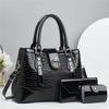 Luxury 3piece Set Women Brand Purses and Handbags Faionable Shoulder Crossbody Bag Large Capacity Designer Commuting Tote Bag