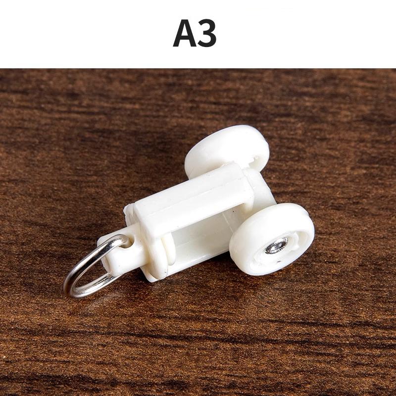 Ceiling Curtain Rail Track Glider Sliding Curtain Track Hook Drapery Rail Roller Carrier Shower Curtain Pulley Window Accessory