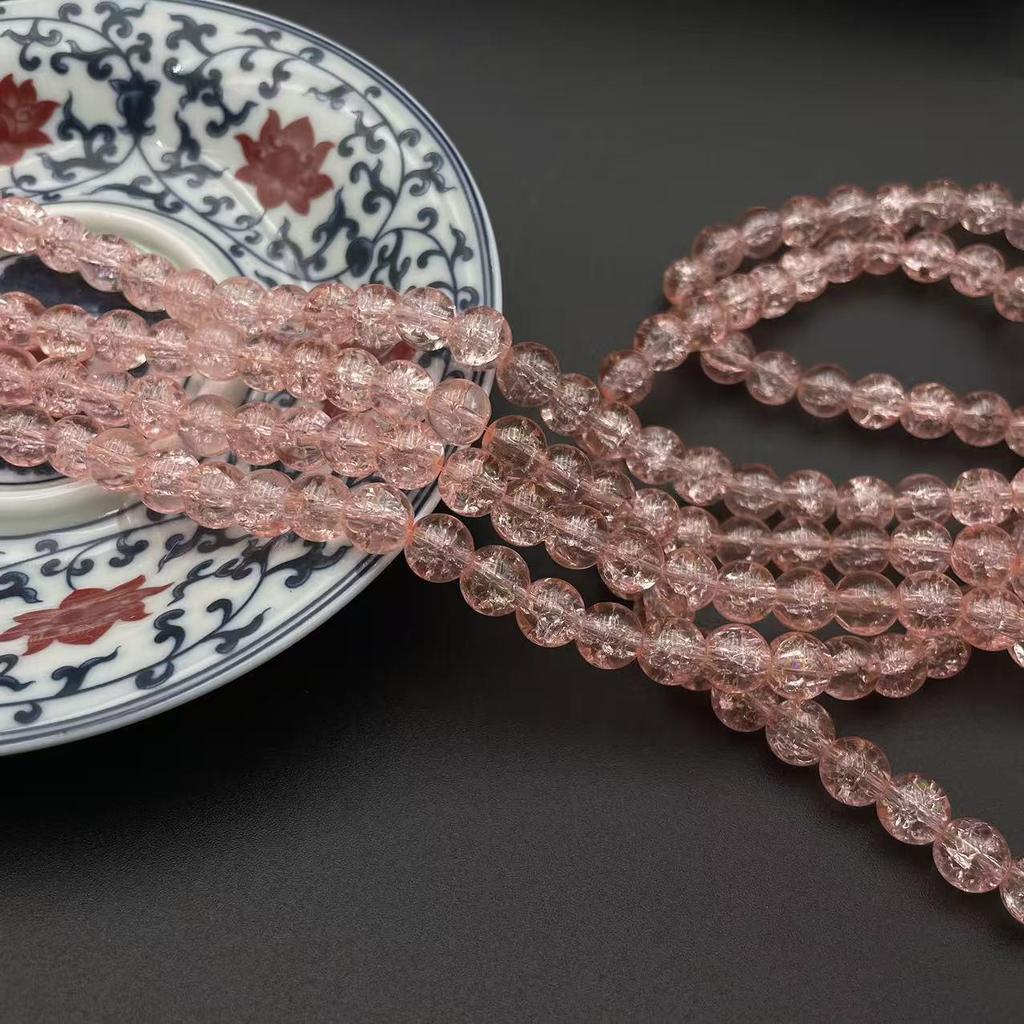 Vibrant Exploding Crystal Round Beads Jewelry Accessories