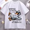 Whatever Life Throws At You Funny Sarcastic T Shirt Funny Duck TShirt Men Kids Retro Tee Adult Sayings Tshirt Unisex Clothing