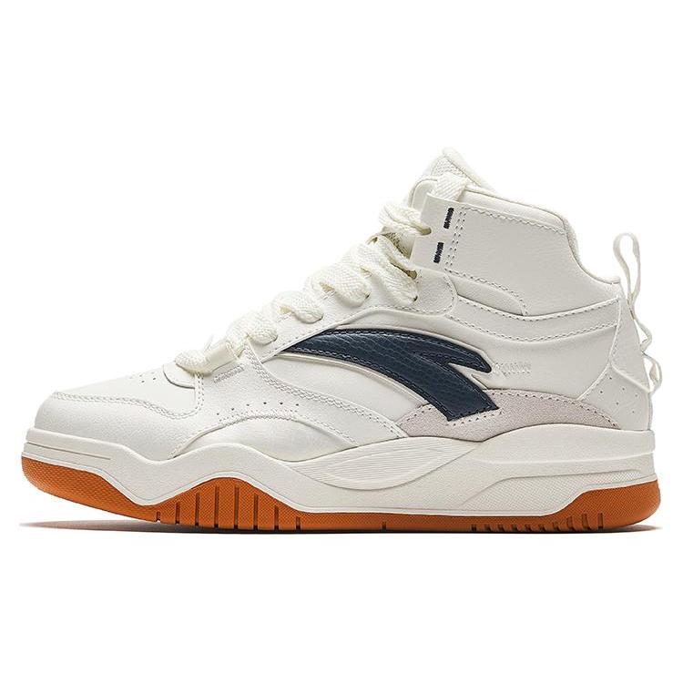 

Anta Wave Shoes Anti Slip And Wear Resistant Lightweight Mid Top Skateboard Shoes Women s White 35.5