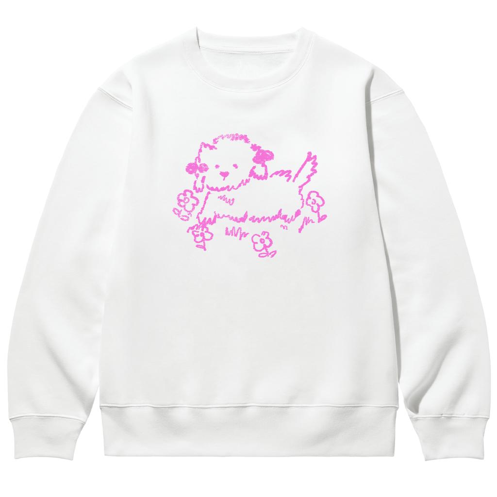 AWESOMEUS Dog On The Lawn Sweat Shirts_4 Color (A Type)