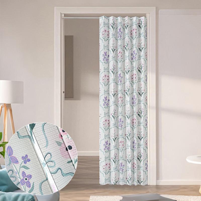 Door Curtain Princess Wind Dream Screen Curtain Balcony Living Room Study Dining Room White Window Screen Door Curtain Partition