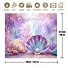 2D Magical Underwater Seascape Backdrop Shell with Pearl Photo Background