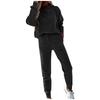Women's Fleece Hoodies Two Piece Set 2021  Winter  Sweatshirts Pants Sets Female Casual Sports Tracksuits