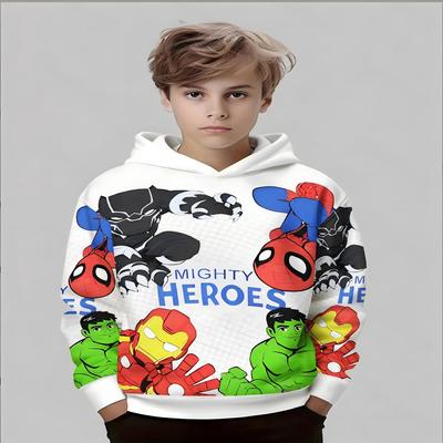 2026 Kinder-Kapuzenpullover 3D-Spinnen-Aufdruck Neue Herren- und Damen-Kapuzenpullover Lässige Neutrale Kapuzenpullover Kinder-Kapuzenpullover Kleidung