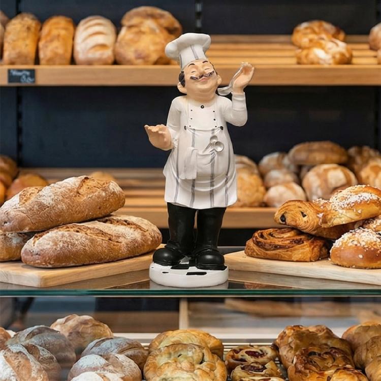 Funny Chefs Decorative Statue Resin Home Countertops Table Decoration for Farmhouse Home Decors & Kitchen Decorations