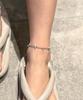 Monoflux Drift Stone Wave Double Chain Anklet