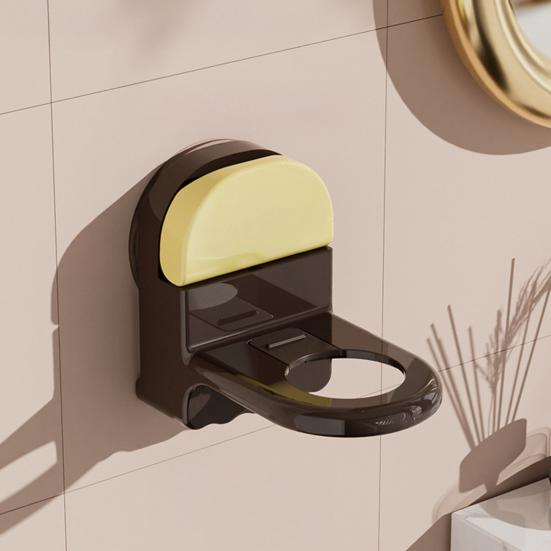 Suction Cup Bathroom Hanger Wall Mounted Hook Space Saving Organizer Adjustable Soap Dispenser Holder for Shower Shampoo Bottle