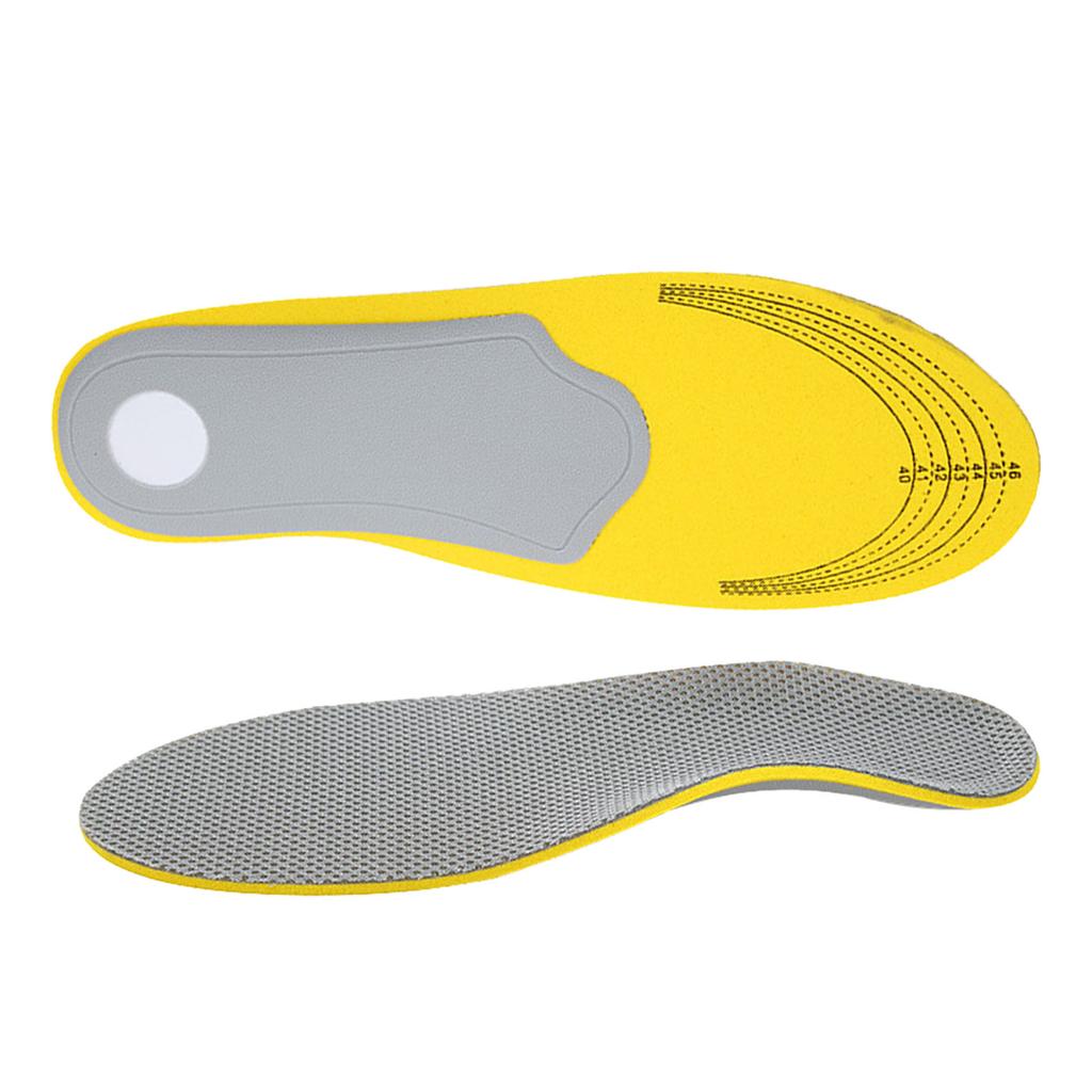 Fotkorrigerande innersulor Stötdämpning Klippbara Fotvalvsstöd Ortopediska inlägg för Plattfot S(35 40)