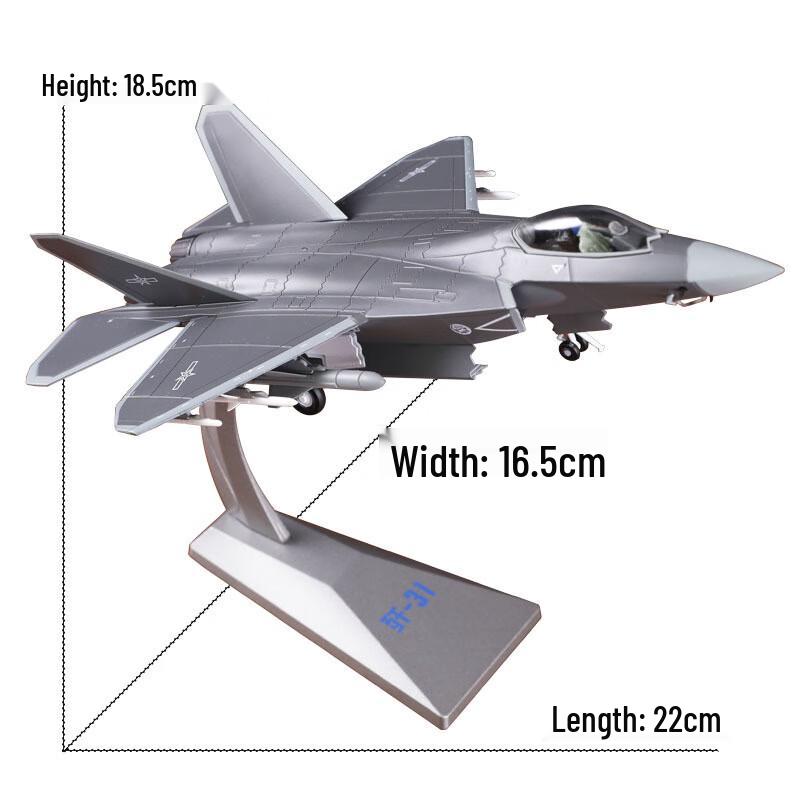 J-31 Gyrfalcon Stealth Fighter Alloy Model