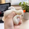 Squeeze Toy Duck Stress Relief Toy Temperature Sensitive Soft Squishy Animal Figure Sensory Fidget Toy for Adults and Kids Plastic Packaging Included
