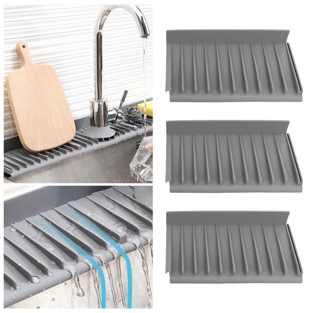 Bathroom Accessories Draining Pad Customizable Size Easy To Clean Kitchen Organization Easy To Clean Draining Pad