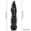 37CM BDSM Fisting Velká Černá Dospělá Sexuální Hračka XXL Dildo pro Anál Velká Péro Simulace Ruka Strapon Otrok Měkké Dildo