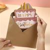 Money Birthday Card Birthday Cash Envelopes Folding Cash Holder Greeting Envelop Creative Birthday Money Box for Kids Teens
