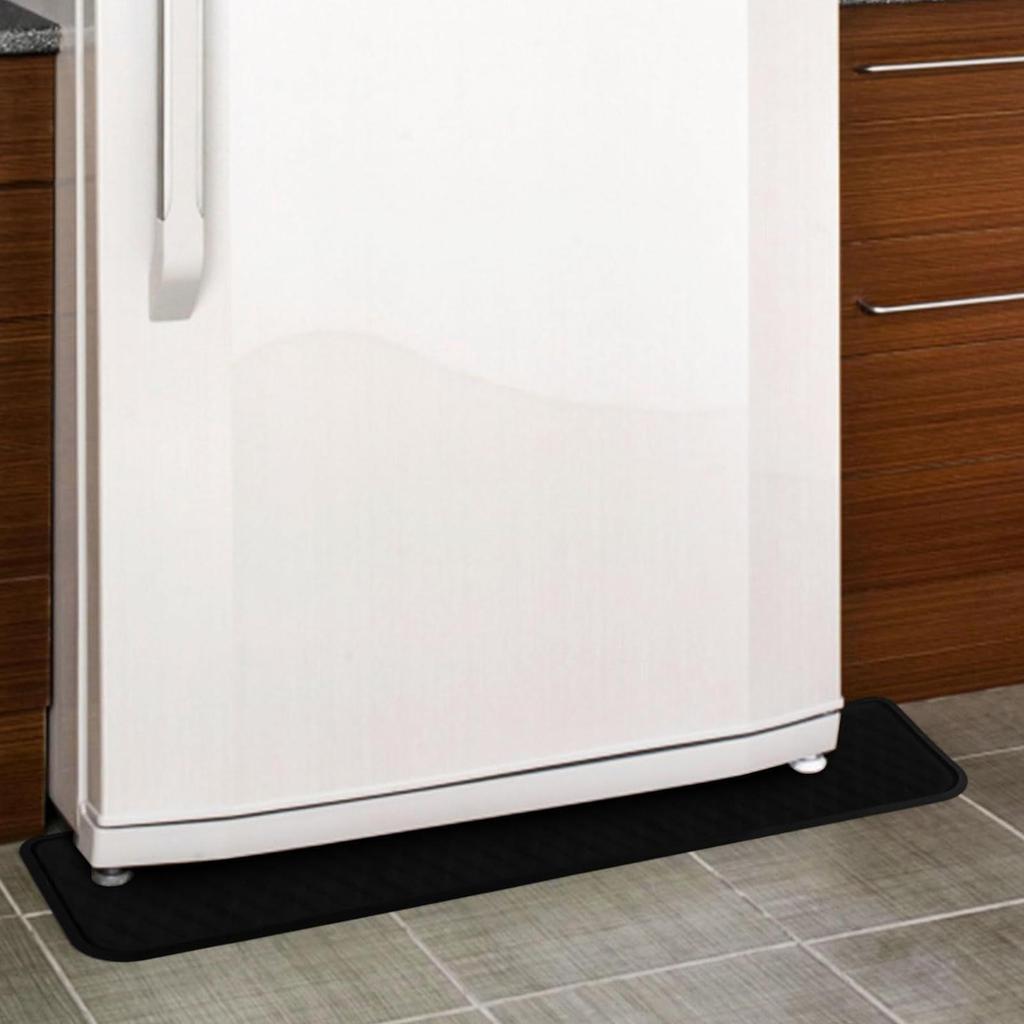 Fridge Mat Anti-Slip Fridge Silicone Mat Waterproof Non Slip Washable Carpet Floor Protector For Kitchen Closet Counter Under