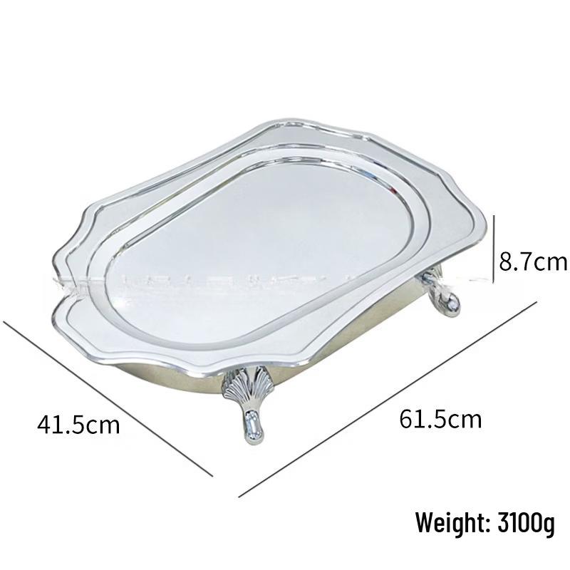 Сервировочная тарелка Hahndun WZ-B из нержавеющей стали