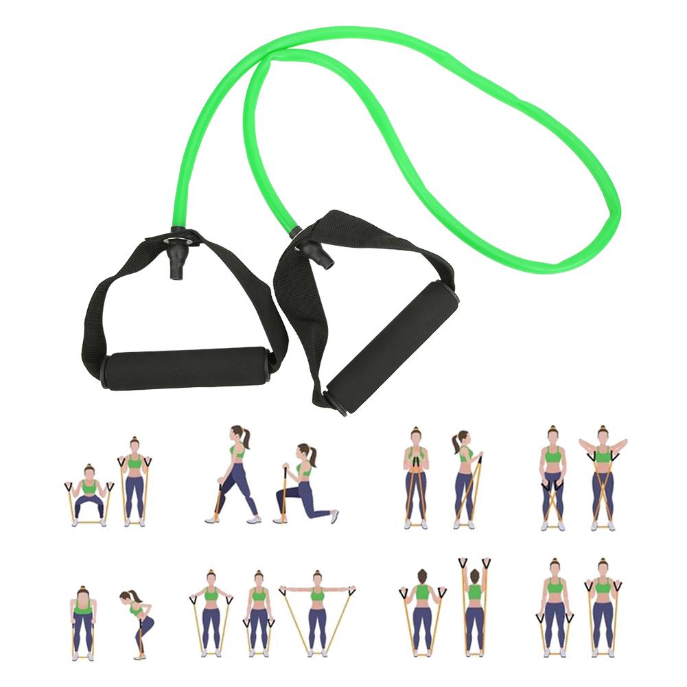 Yoga Elasticity Slotted Latex Resistance Tubing Chest Expanding Lose Weight Multifunction Pull Belt Fitness