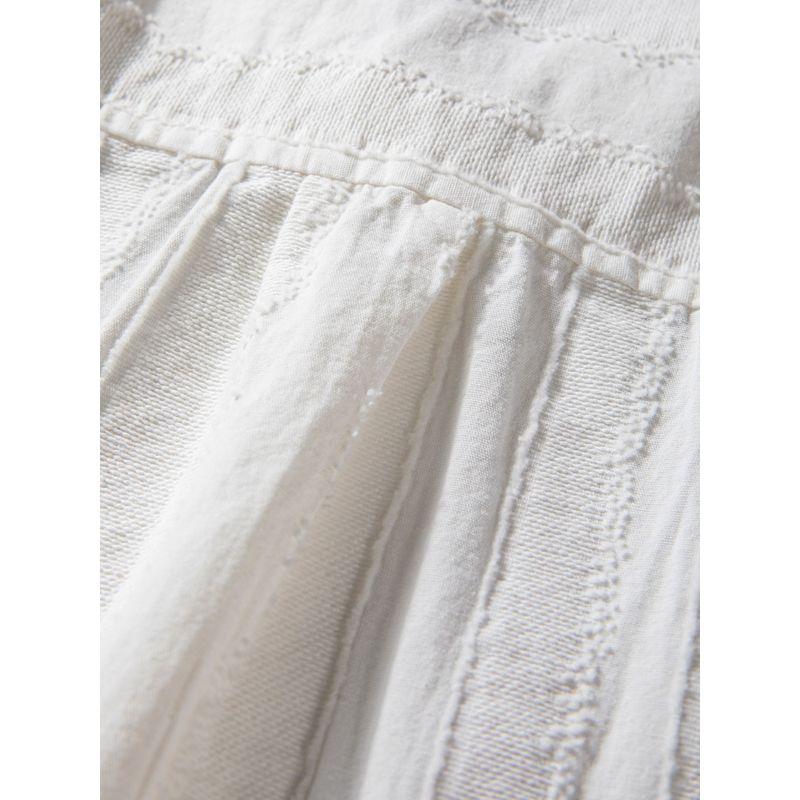 Cotton and Linen Breathable Three-Dimensional Tassel Casual Short-Sleeved Shirt