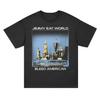 2026 Jimmy Eat World Band Grafik Großes Muster Gedrucktes T-Shirt 100% Baumwolle Unisex Sommer Neues Klassisches Retro Band T-Shirt