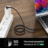90 Grad 90 Grad Typ-C-Kabel Nylongeflecht Doppelt abgewinkelt Typ-C auf Typ-C-Kabel Computer