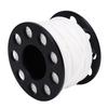 Scuba Diving Finger Spool Reel with 131.2ft White Line 90mm Double End Clamp Compact Dive Reel for Cave Wreck Technical