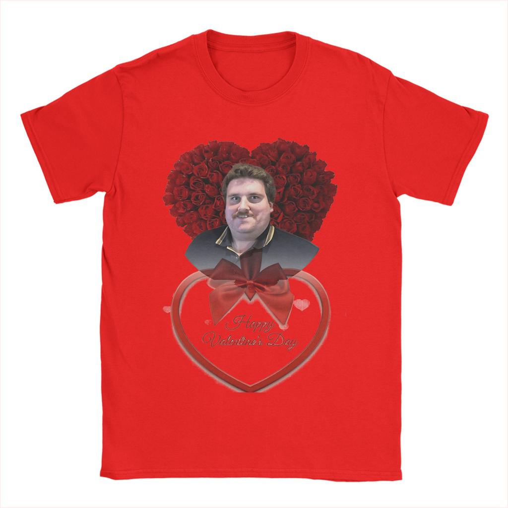 Drachenlord Rainer Winkler TShirts for Unisex Happy Valentines Day Funny Cotton Tees Round Neck Short Sleeve T Shirts Gift Idea