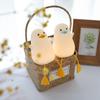 FULLOSUN Duck LED Night Light, Bedside Lamp, Nursing Light, Timer Setting, Cute Dimmable, PuniPuni Table Lamp, Night Light, Gift for Bedside, USB