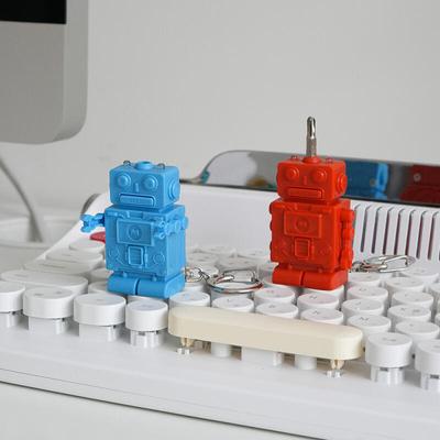Mini Tool Driver Set Robot LED Keyring