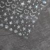 Laser Sliver Star Ocean Dolphin Whale Shoal of Fish Bubbles Sea Marine Organisms Nail Art Sticker Self Adhesive Manicure Decal