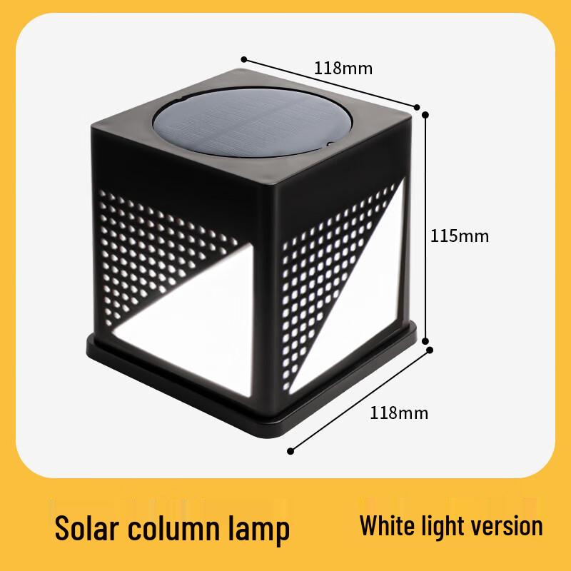 UOSU Solar Outdoor Hollow Ground Insert & Pillar Light