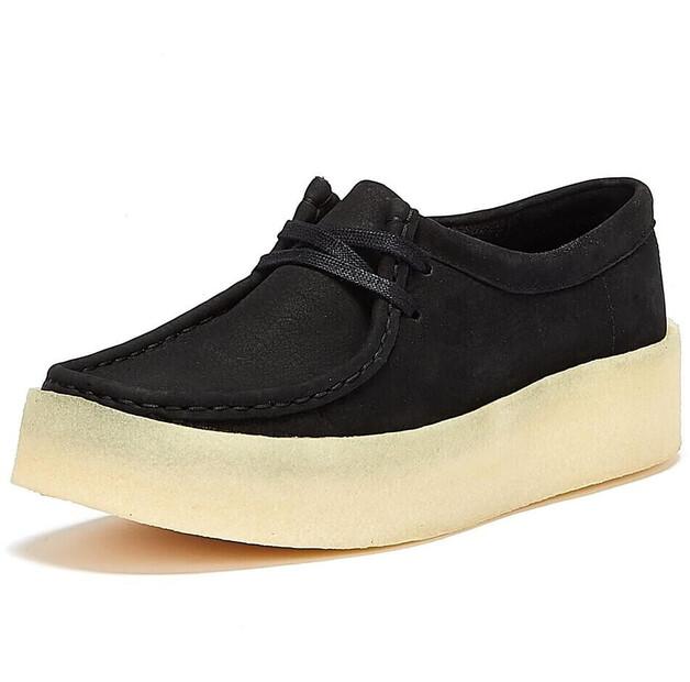 Женские полуботинки Clarks Wallabee cup women black nubuck