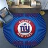 Custom Name New York Giants2 Round Area Rug,Carpet Rug for Living Room Bedroom Sofa Playroom Decor,Non-slip Floor Mat