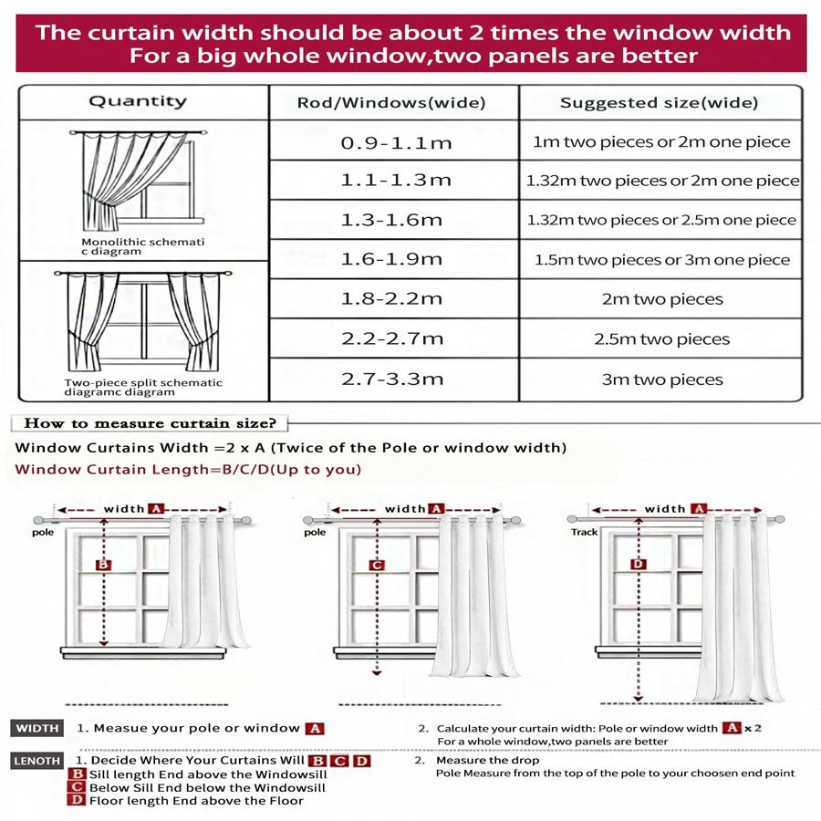 2pc Platinum Carved Curtains, Nordic Retro Style, Suitable for Bedrooms and Living Rooms, Rod Pocket Decorative Curtains