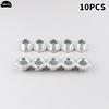 M10 Threaded Tube With Nut For Lamps Hollow Screw Metal Pipe Teeth Whitening Theead Repair Lighting Base Connecting Accessories
