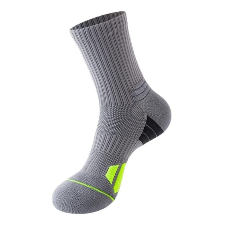 Men's Mid-calf Basketball Socks for Spring and Summer, Thickened Towel Bottom, Long Calf, Professional Sports for Teenagers' Practical Training