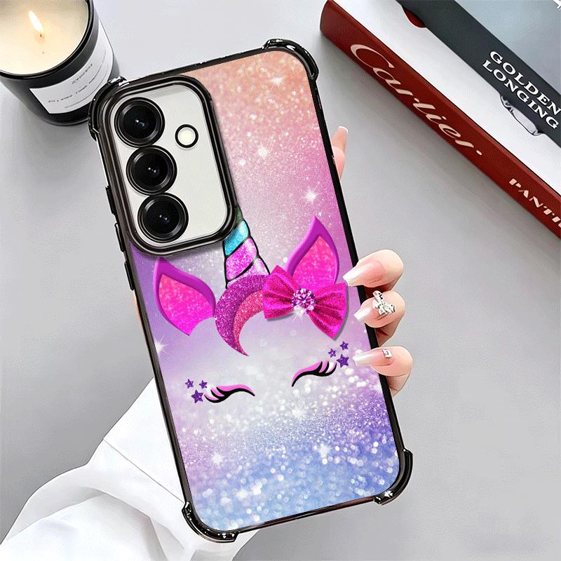 Pink Unicorn Rainbow Soft Phone Case For Samsung A17 A27 A07 A37 A57 A16 A56 A15 A55 A14 A54 A13 A53 A26 A36 A25 A35 A24 A34 A23