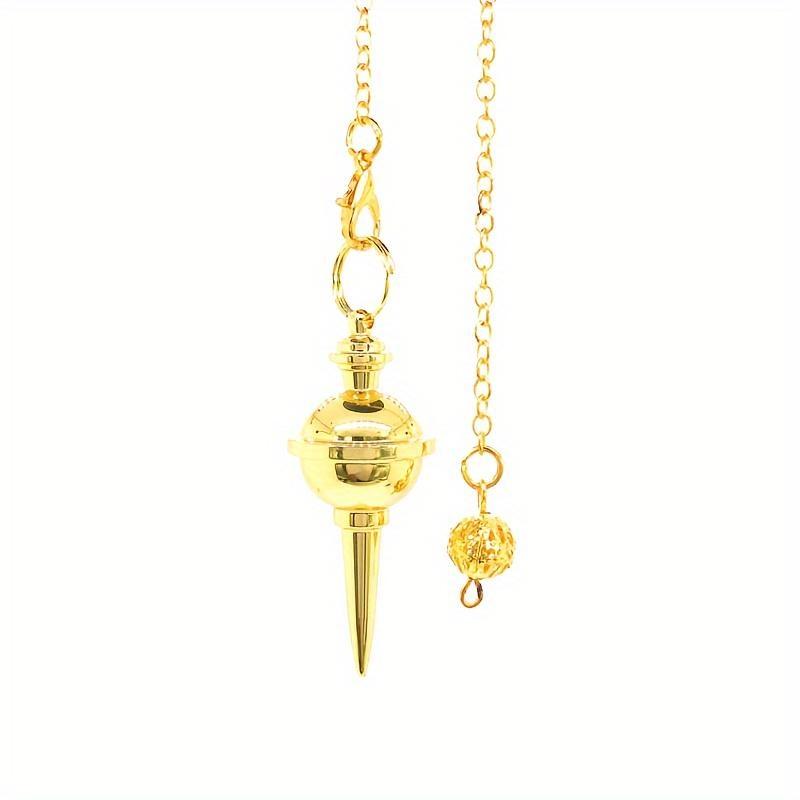 Cone Pendulum for Dowsing Divination Spiritual Antique Pendules Radiesthesia Pendulums Engergy Jewelry