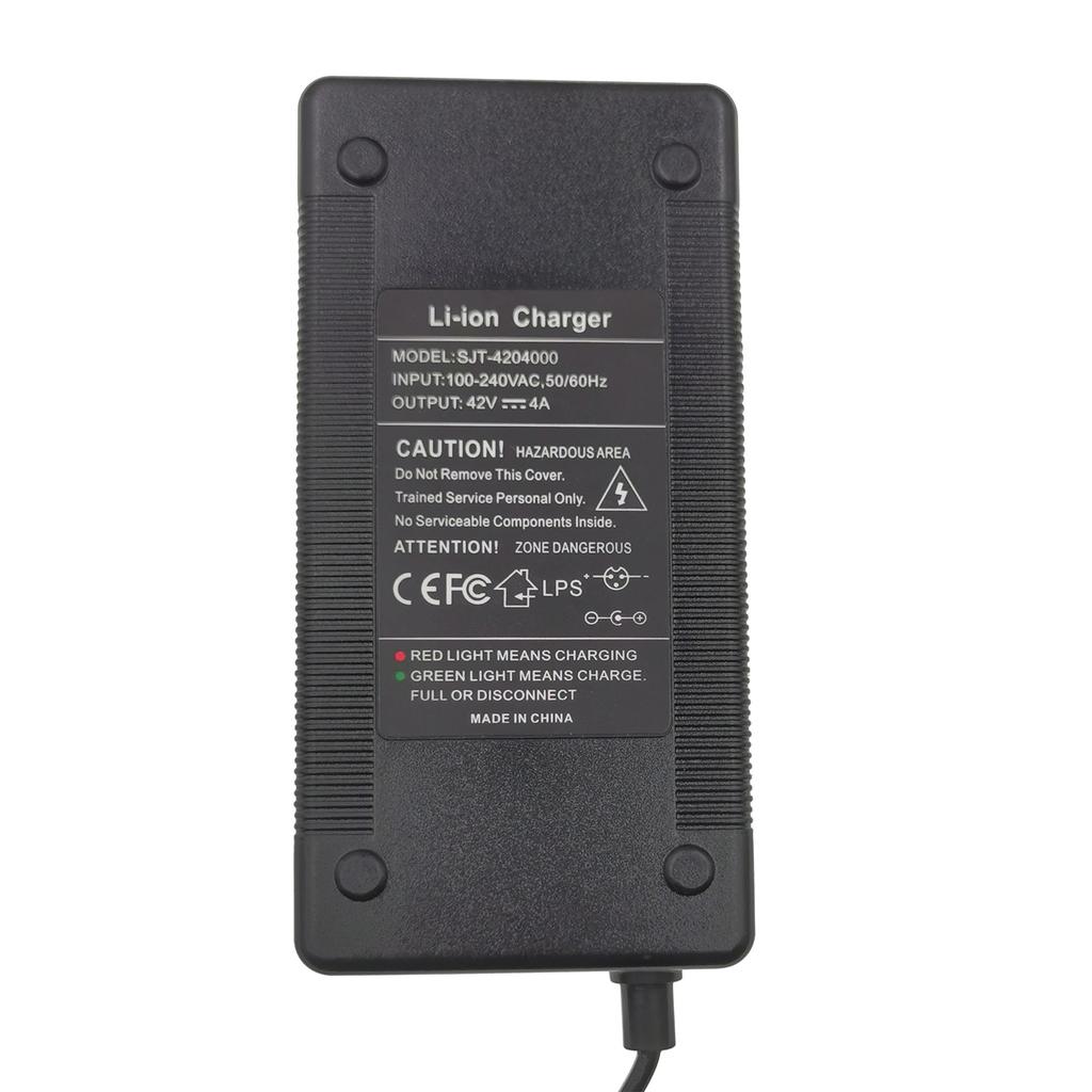 36V Charger 42V 4A Electric Bike Lithium Battery Charger for 36V Lithium Battery Pack with XT60 Socket/connector