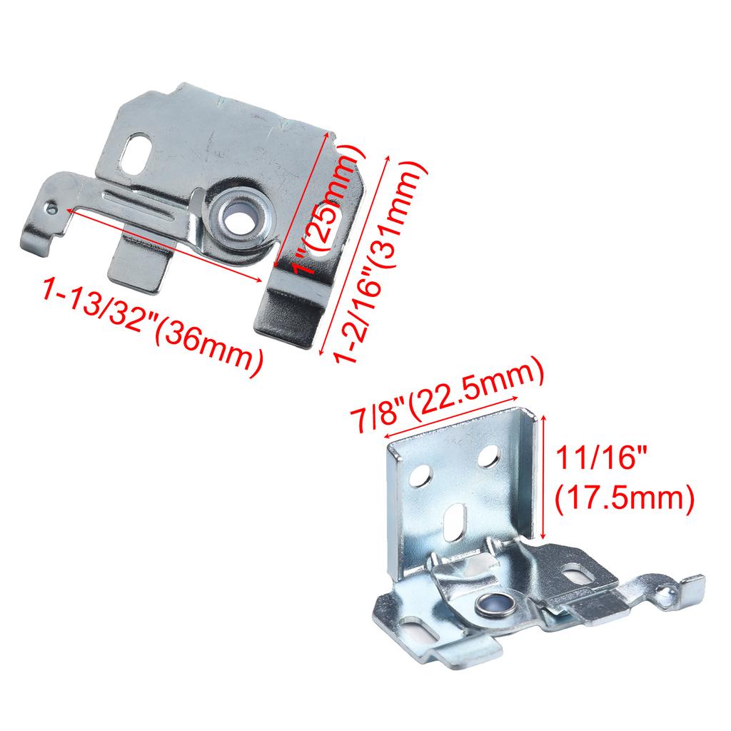 Curtain Track Accessories Fixed Accessories Bracket For Blinds 2 Set Accessories Ceiling Wall Installation Window Hardware