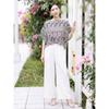 Specchio Sheer Pleated Tee  461 134 
