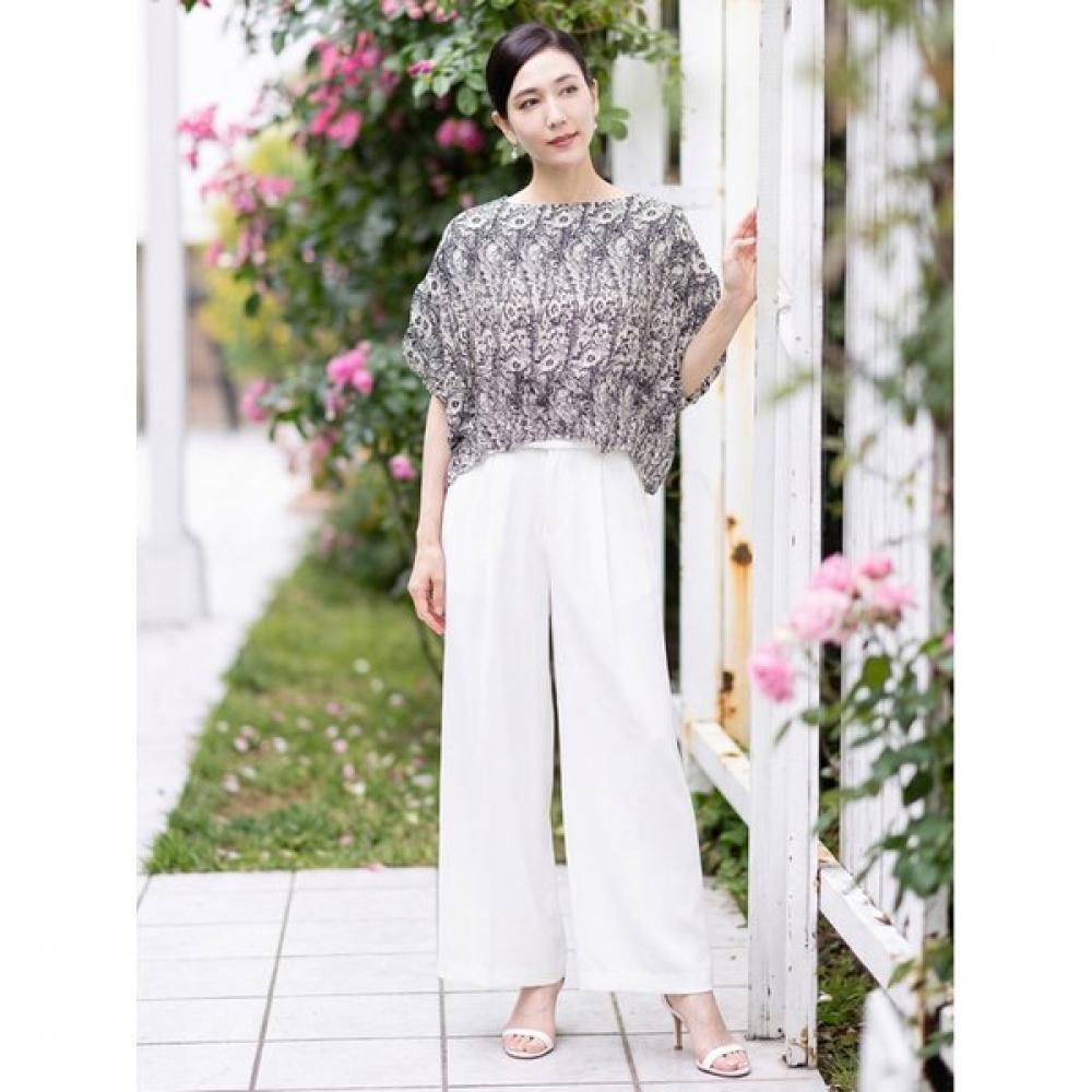 Specchio Sheer Pleated Tee  461 134 