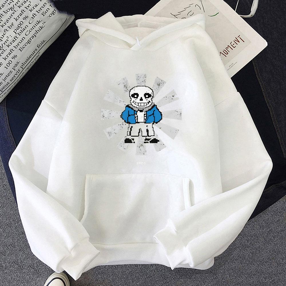 Game Undertale Sans 2025 New Hoodie Cartoon Print Fleece Cute Sweatshirt for Autumn/Winter Unisex Clothing Sudaderas Pullovers