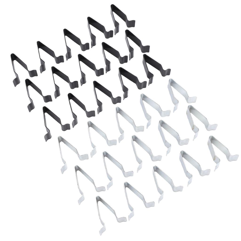 30PCS Metal Trim Panel Spring Clip Replacement for Seat Mii Altea 4A0867276A Car Trim Panel Retaining Clips
