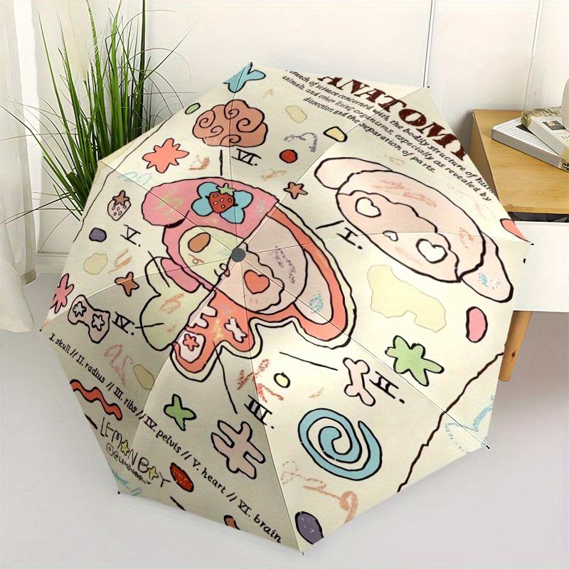 

Art My Melody Ideas Automatic Opening and Closing Umbrella - Suitable for Various Occasions, Outdoor Activities, Lightweight and Durable Automatic Fol
